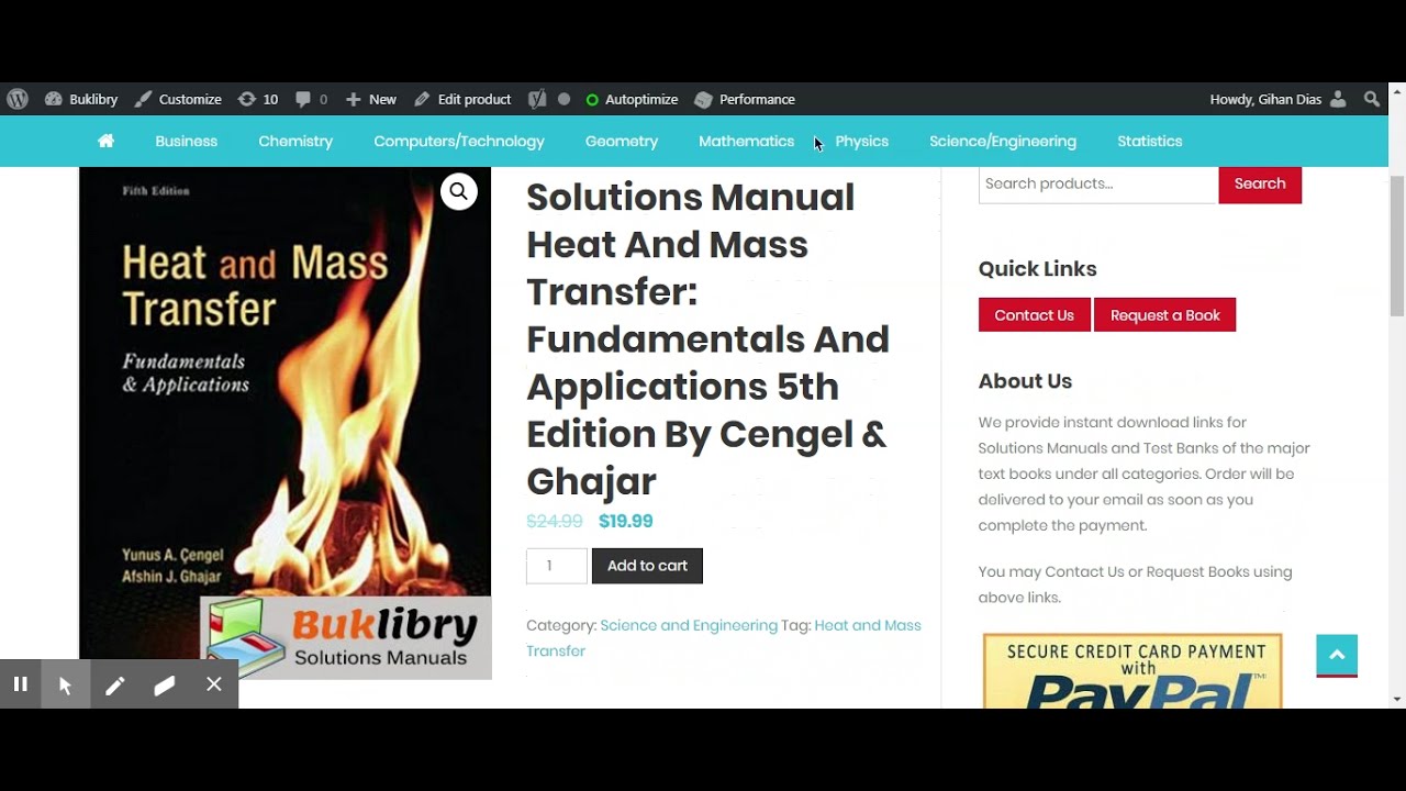Solutions Manual Heat and Mass Transfer Fundamentals and Applications