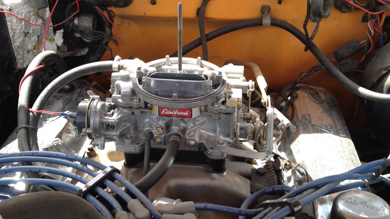Edelbrock 1406 carburetor 600CFM Electric choke for sale YouTube