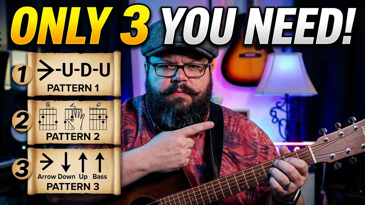 3 Strumming Patterns Every Guitarist Should Know - YouTube