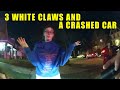Drunk 22-Year-Old Crashes Car and Admits to Drinking 3 White Claws