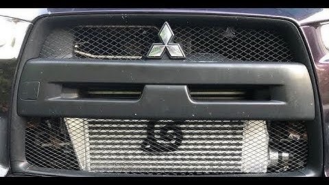 V21 - Evo X 4 inch Intercooler & Lower Intercooler Piping Install