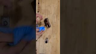 Celebrity Oil finish on Ebony and purple heart mallet Wealth