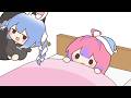 【手描き】夜中にぺこらとのオフコラボに誘われるヴィヴィ【兎田ぺこら/綺々羅々ヴィヴィ/ホロライブ】