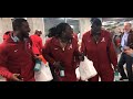 Alabama players dance to the bus after wild win at Mississippi State