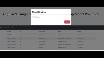 Angular smart table open bootstrap modal on custom button click