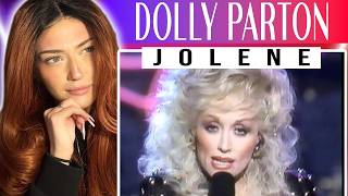 My Heart Just MELTED! Dolly Parton - Jolene | Gen-Z FIRST REACTION!
