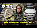 = D1R Works = Nissan Skyline R33 GTS-T "Engine Rebuild" - Parte 2