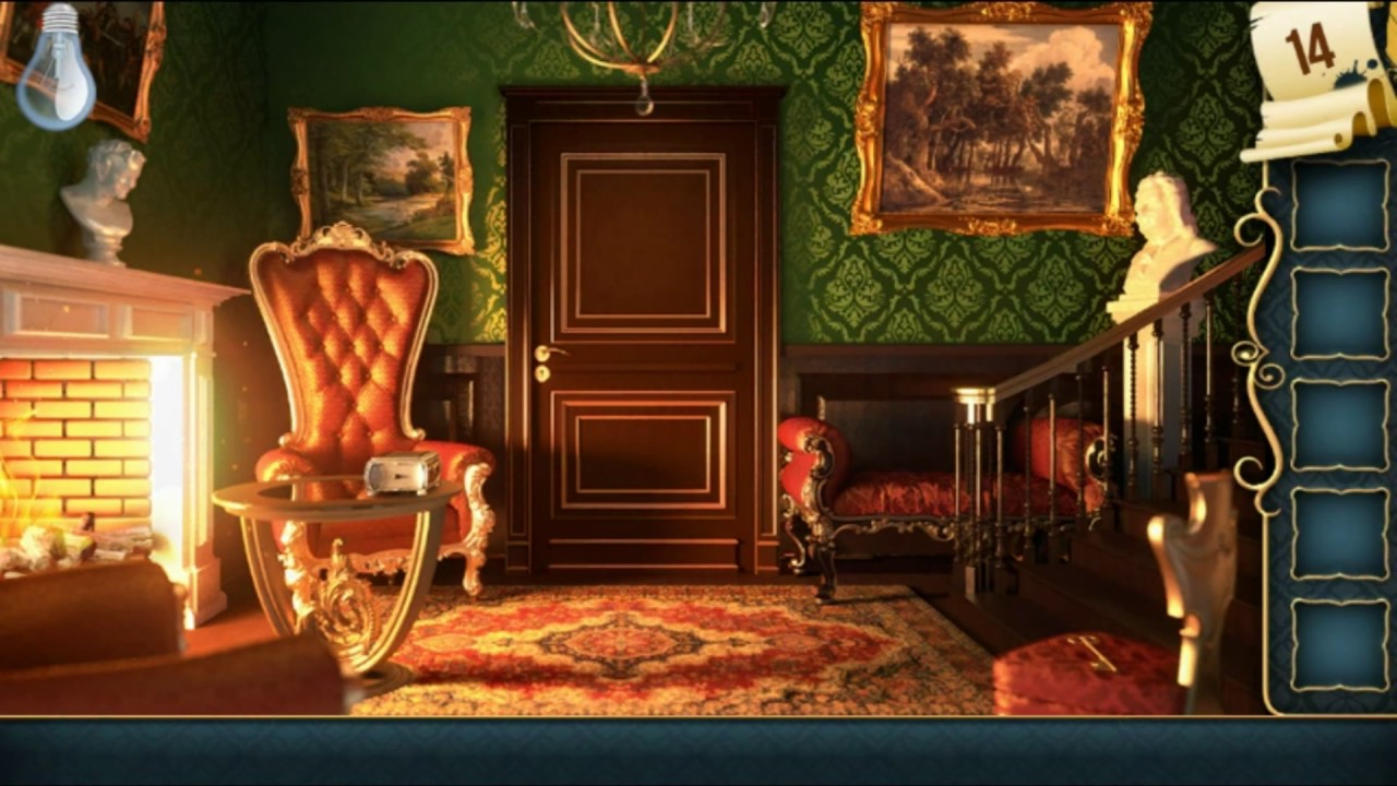 Escape - Mansion of Puzzles Chapter III Parlor Level 11, 12, 13, 14, 15.