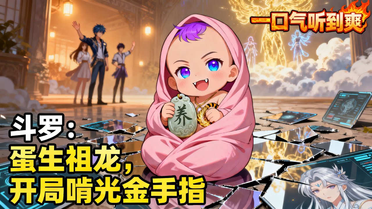 【已完结】《鬥羅：蛋生祖龍，開局啃光金手指》一覺穿成藍軒宇雙胞胎卻反手吞噬他血脈，系統跑路留我獨自面對唐三一家，靠萌娃外表混進養父母家，暗中謀劃如何接近銀龍王古月娜。#斗羅大陸#漫畫解說 #熱血