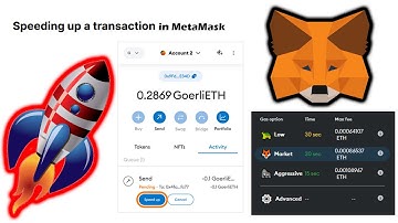 How to speed up transaction in MetaMask