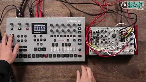 Elektron Analog Four MKII With A Tiny Modular Synth