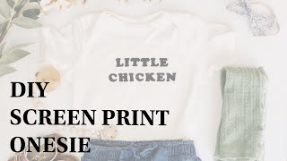 EASY DIY Baby Onesie! | Baby Onesie Tutorial | Silhouette Cameo Tutorial