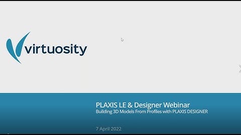 Webinar: Building 3D Models From Profiles with PLAXIS DESIGNER
