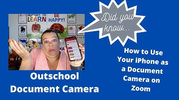 How to Use Your iPhone As a Document Camera in Zoom/ Great for Outschool Classes!