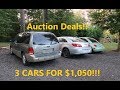 Sergey Pip VLOG 53 Another 3 cars from IAAI - This time for $1,050!!