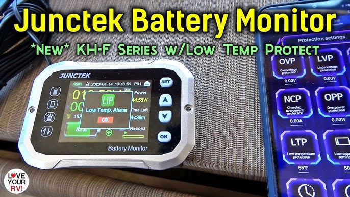 The Best Bluetooth Battery Monitor JUNCTEK KG140F ( DC 0-120V 400A