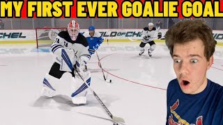 FIRST EVER GOALIE GOAL IN MY LIFE!?!? // EASHL NHL23 FUNTAGE W/ Hockey Tok & CNC