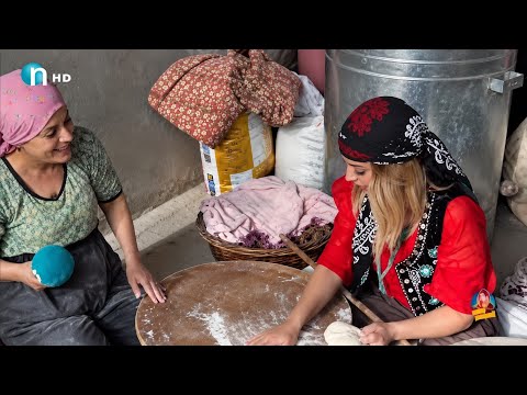 تەمارا بۆ یەکەمین جار نان دەکات