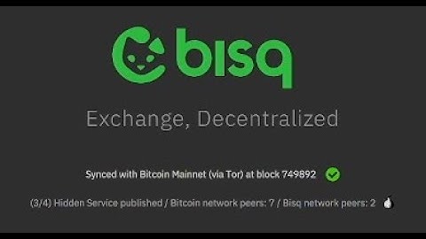Using Bisq on StartOS