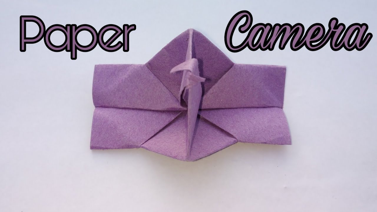 How To Make Paper Camera ! That Clip On Shot Origami Camera ! Step By