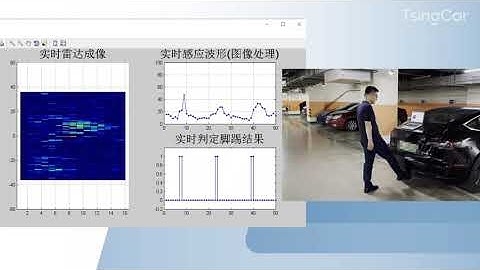 Tsingcar UWB radar kick sensor