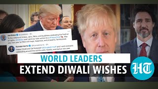 Diwali: Joe Biden, Donald Trump, Kamala Harris, Boris Johnson extend wishes