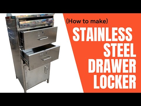 Making Steel Safe Locker || How To Make Stainless Steel Drawer