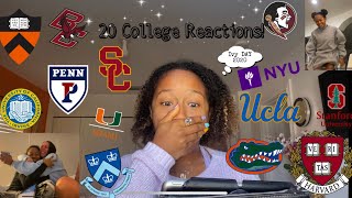 20 COLLEGE REACTIONS!, (IVY DAY, UCLA, STANFORD, USC, UF, NYU)