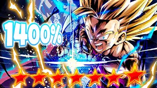 (Dragon Ball Legends) HOW TO NOT BALANCE A GAME! ZENKAI 7, 1400%, 14 STAR LF GOHAN IS UNMATCHED!