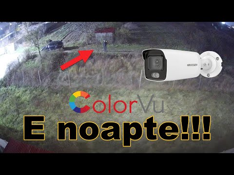 Camera de supraveghere care vede în CULORI NOAPTEA  ColorVu