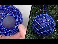 Easy DIY Christmas Bauble with Beads | Beginners Beading Tutorial