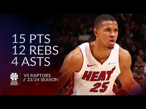 Orlando Robinson 15 pts 12 rebs 4 asts vs Raptors 23/24 season