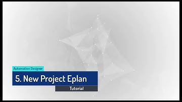 Automation Designer – Tutorial 2.3 – EPLAN – Project creation and page generation