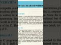 chapter 8 overview