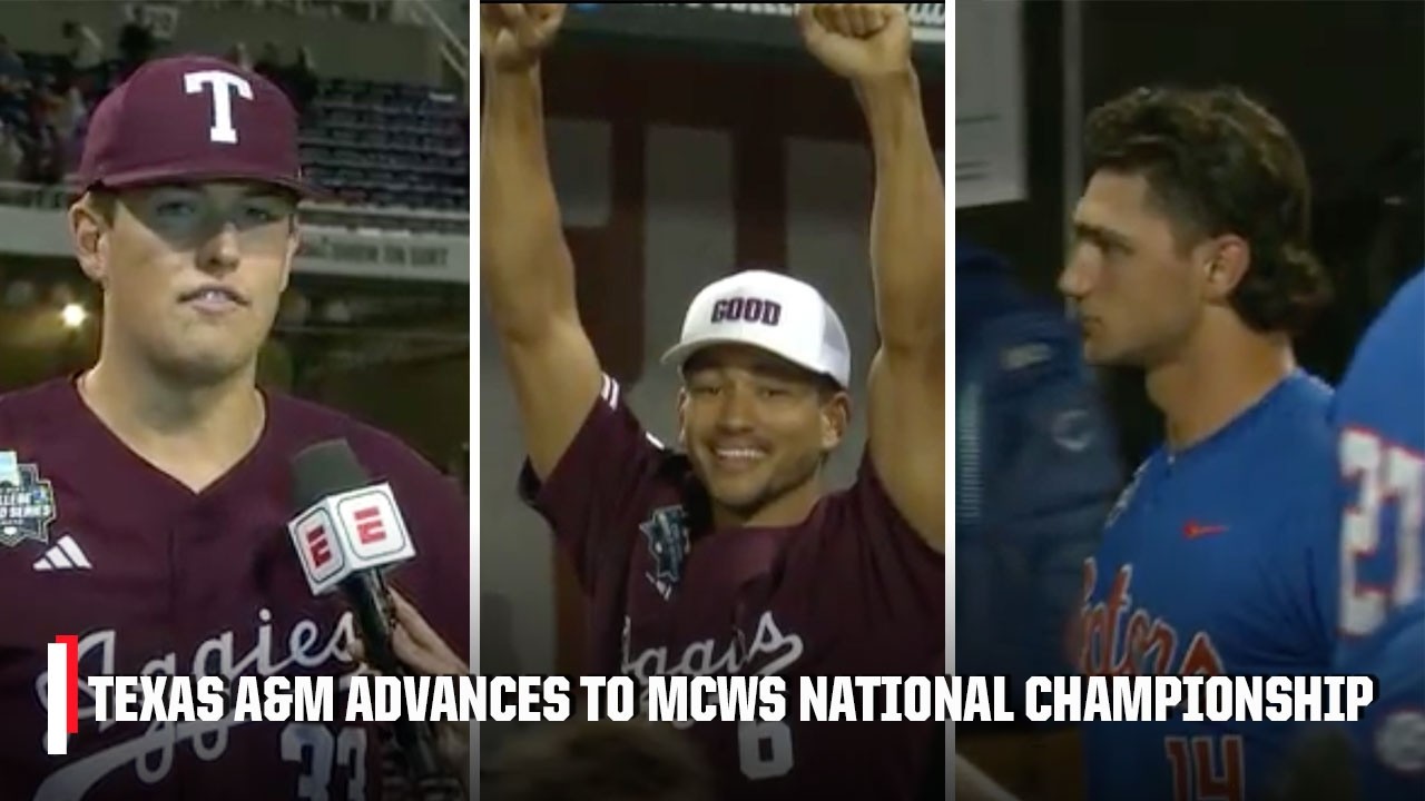TEXAS A&M AGGIES ELIMINATE FLORIDA GATORS TO ADVANCE TO NATTY SERIES 🏆 | Men's College World Series