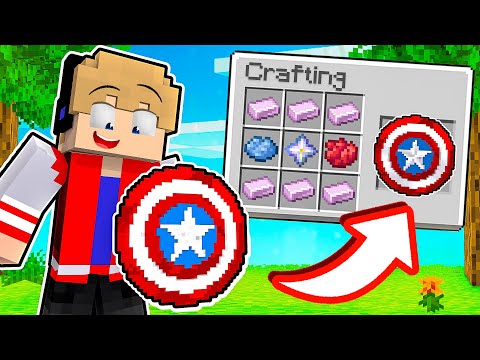 Vídeo: Como Fazer O Escudo Do Capitão América No Minecraft