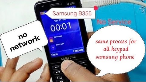 Samsung B355E Network Problem Solution | no service solution