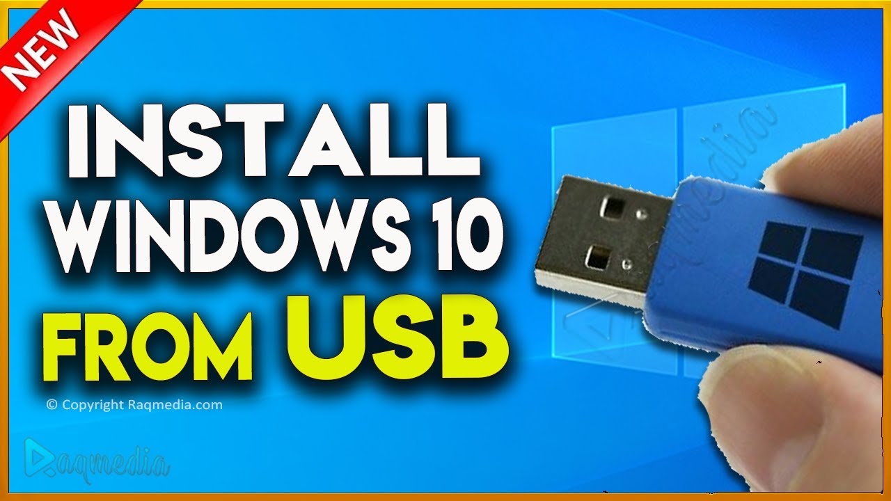 how to reformat a usb drive to install windows 10