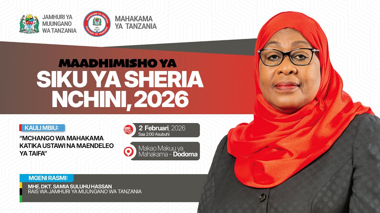🔴LIVE: SIKU YA SHERIA NCHINI 2026