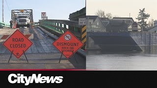 Westham Island Bridge hit by barge estimated to take 'several weeks' to fix: TransLink