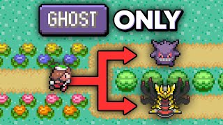 Can you beat Emerald Rogue with only GHOST type Pokemon?
