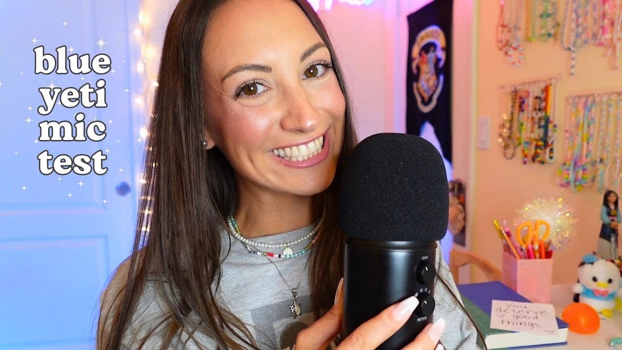 ASMR Testing My Blue Yeti Mic Settings ♾️ (*tingly* rambles)