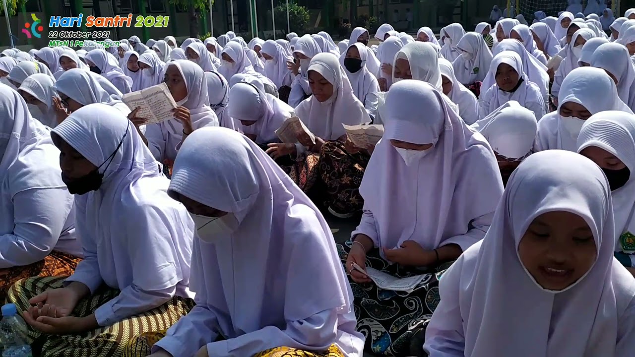 Peringatan Hari Santri Nasional 2021 MTsN 1 Pekalongan