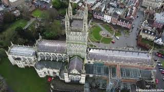A flight over Gloucester Cathedral!