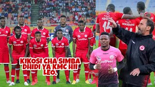 Kikosi Cha Simba Kinachoanza Leo Dhidi Ya KMC Mchezo Wa VPL