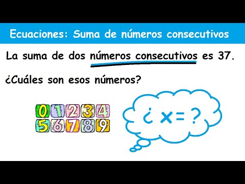 Video: ¿Qué significa consecutivo en matemáticas?