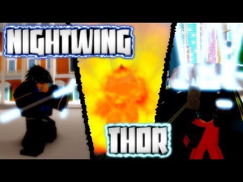 Code Thor Nightwing Human Torch Showcase In Super Hero Adventures Online Roblox Youtube - all new codes in super hero adventures online roblox