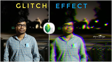 SNAPSEED PHOTO EDITING: GLITCH EFFECT || SPLIT RGB