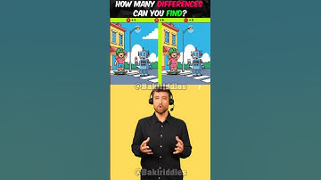 HOW MANY DIFFERENCES CAN YOU FIND?#logicpuzzles #findthedifference #viral #shorts #mystery #short