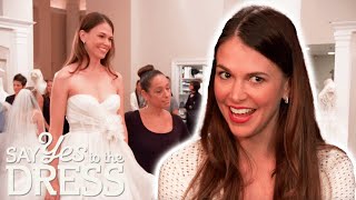 Sutton Fosters' Friend Says She Looks Like A Napkin In Her Dream Dress | Say Yes To The Dress